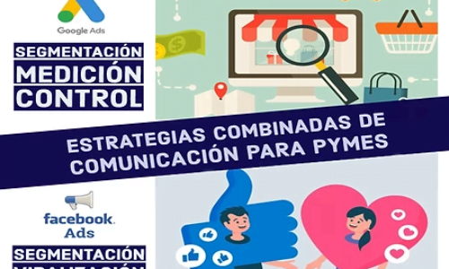 Estrategias combinadas de comunicación en Google Ads y Facebook Ads para Pymes